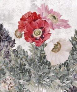 Fototapeta Červená kytice máků