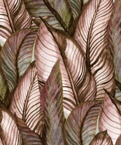 Fototapeta Velké listy v odstínech hnědé