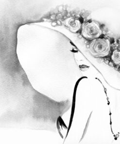 Fototapeta Dívka ve velkém klobouku