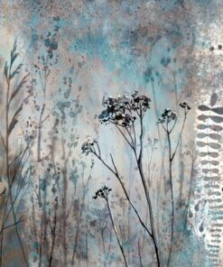 Fototapeta Divoká louka v modré barvě