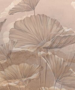 Fototapeta Exotické listy v pastelové barvě