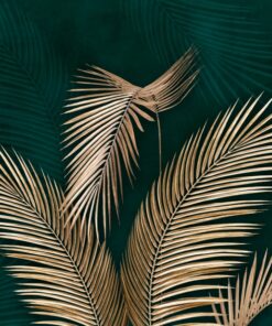 Fototapeta Zlaté palmové listy