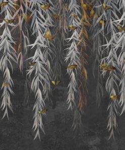 Fototapeta Motýli ve vrbových větvích