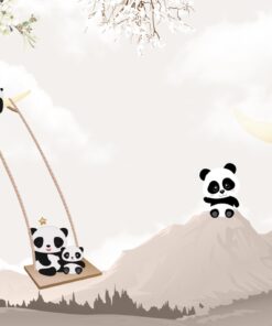 Fototapeta Pandy Na Houpačce