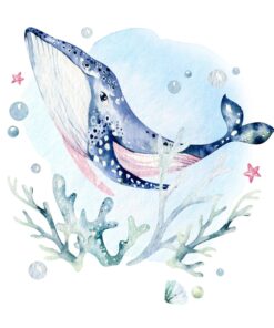 Fototapeta Plovoucí Velryba Pro Dítě