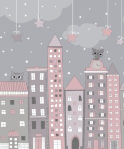 Fototapeta Sleepy Town For Baby