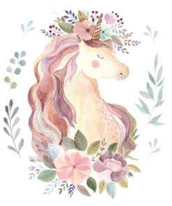 Fototapeta Spící Jednorožec Pro Dítě