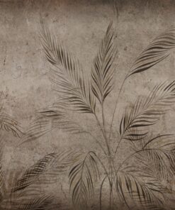 Fototapeta Jemné Listy Na Tmavém Pozadí