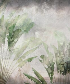 Fototapeta Zelené Vějíře V Mlze