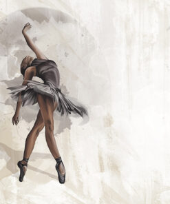 Fototapeta Balerína na světlém pozadí