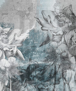 Fototapeta Květina Na Betonovém Pozadí