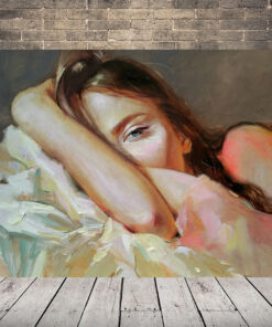 Obrázek Dívky Na Polštáři