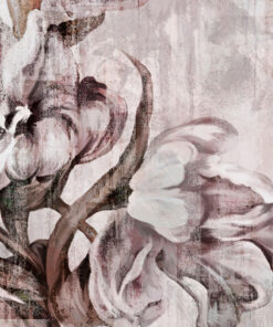 Fototapeta Pivoňka Flower Outline