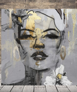 Obraz Zlatá dívka na plátně