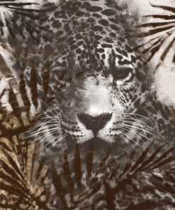 Fototapeta Panter v listech