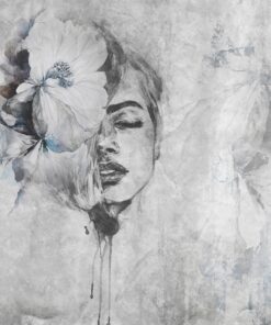 Fototapeta Tvář v květinách