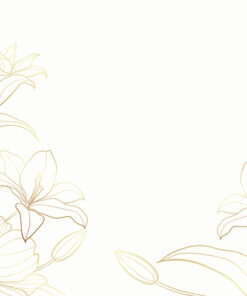 Fototapeta Elegantní květinová nástěnná malba