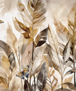 Fototapeta Malované listy