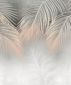 Fototapeta Rozmazané palmové listy