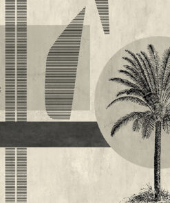 Fototapeta Tropické stromy v geometrických vzorech