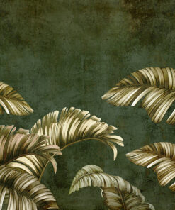 Fototapeta Listy vložené do betonové zdi