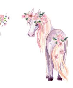 Fototapeta Kouzelný jednorožec Pegas a poník