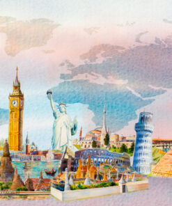 Fototapeta Světové cesty a památky