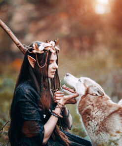 Fototapeta Báječný Elf Se Psem