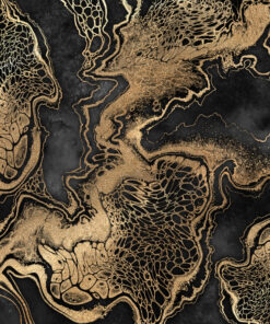 Fototapeta Kreativní zlatý mramorový akvarel