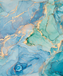 Fototapeta Mořský Mramor Textura Se Zlatými žilami