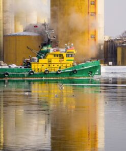 Fototapeta Žlutý remorkér