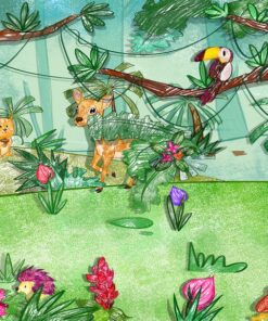 Fototapeta Kreslená džungle