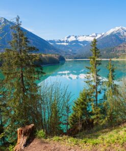 Fototapeta Horské jezero