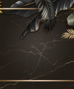 Fototapeta Listy a rám