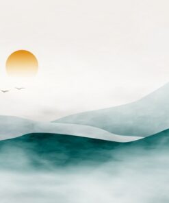 Fototapeta Slunce nad horami