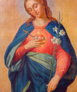 Fototapeta Srdce Panny Marie v jezuitském kostele