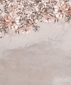 Fototapeta Déšť hnědých květin