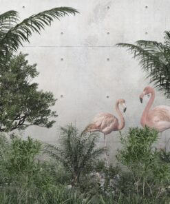 Fototapeta Plameňáci v zeleni