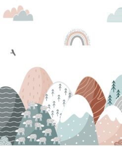 Fototapeta Barevné kopce