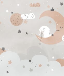 Fototapeta Měsíc a hvězdy