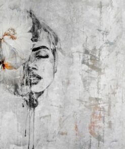 Fototapeta Ona a Květina