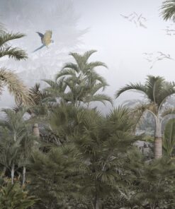 Fototapeta Papoušek nad džunglí