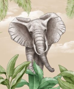 Fototapeta Slon mezi zvířaty