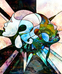 Fototapeta Tváře abstrakce