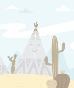 Fototapeta Šťastný Tipi