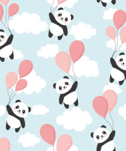 Fototapeta Pandy a balónky