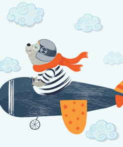 Fototapeta Pilot letadla Teddy Bear