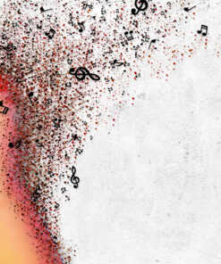 Fototapeta Noty pro kytaru