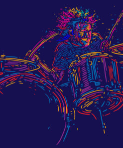 Fototapeta Bubeník abstrakce