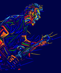 Fototapeta Kytarová abstrakce